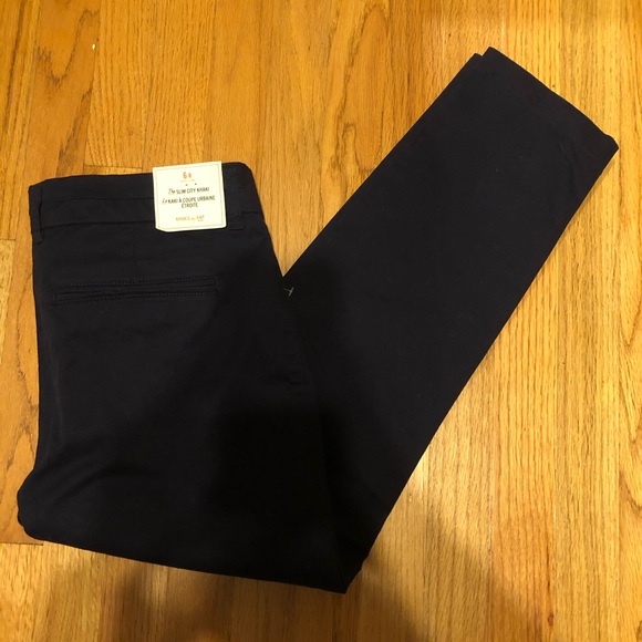 GAP Pants - Navy slim city khakis by gap